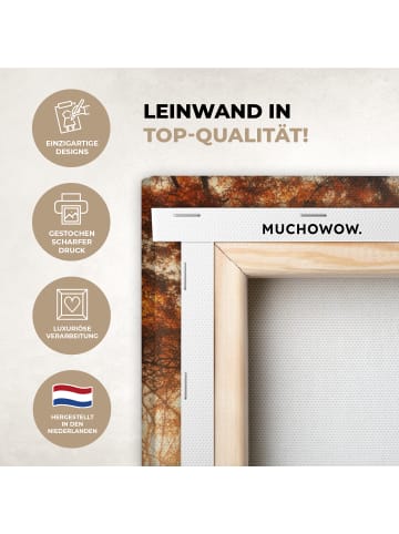 MuchoWow Leinwand bilder Waldweg (BxH)