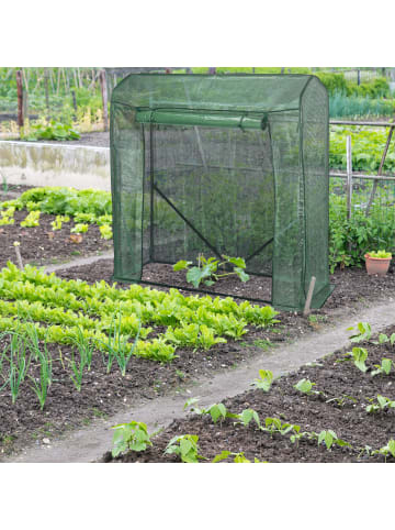 relaxdays Tomatengewächshaus in Grün - (B)152 x (H)154 x (T)50 cm
