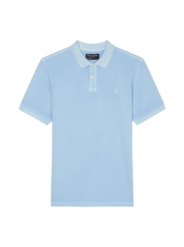 Marc O'Polo Kurzarm-Poloshirt Piqué regular in homestead blue