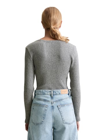 Marc O'Polo DENIM Longsleeve slim in Anthra Melange