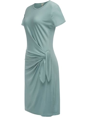 ragwear Shirtkleid Knotta in Aqua