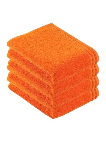 Vossen 4er Pack Duschtuch in orange
