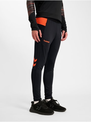 Hummel Verstellbare Taille Hose Hmlblaze Erwachsene in BLACK/ORANGE