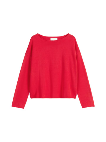 Marc O'Polo Feinstrickpullover loose in Bright Red