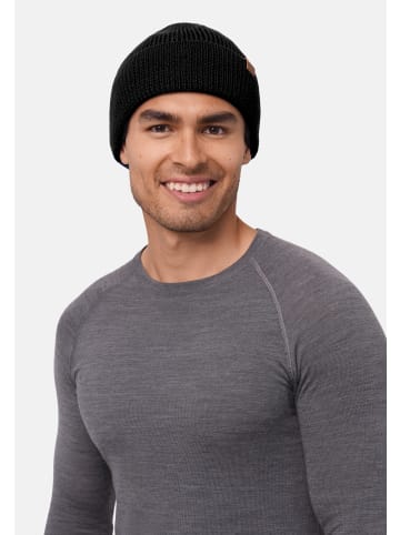 DANISH ENDURANCE Beanie Nordic Merino in schwarz