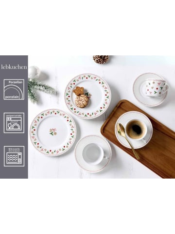 Ritzenhoff & Breker 6er Set Kaffeebecher Lebkuchen 300 ml in bunt