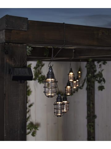 STAR Trading Solar Lichterkette Cage in Schwarz