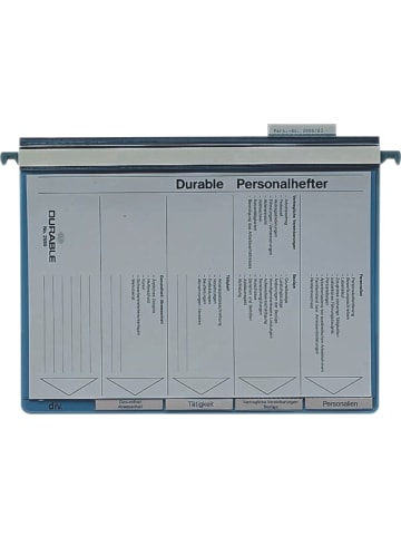 Durable Personalhefter A4 mit Reiter grau