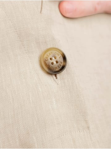 creation L Leinen-Culotte in sand-meliert