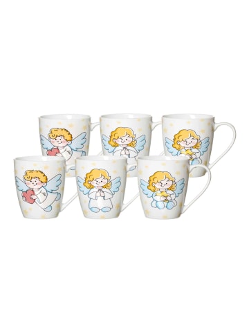 Ritzenhoff & Breker 6er Set Henkelbecher Schutzengel 360 ml in bunt