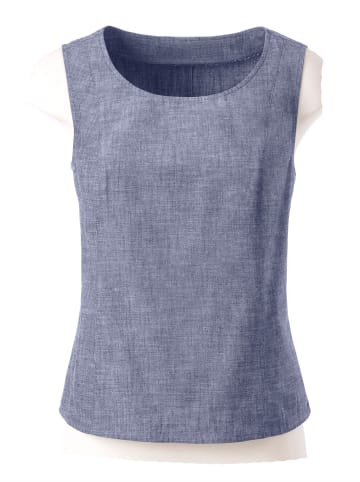 WITT WEIDEN Blusentop in jeansblau