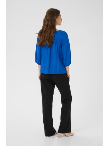 Cream Langarm - Hemd CREstella Regular fit in Galaxy Blue