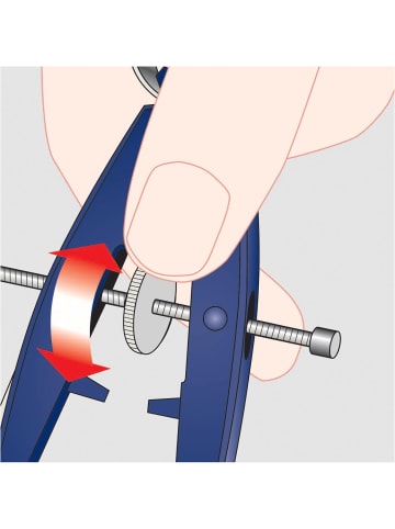 Staedtler Präzisions-Geometriezirkel Mars Comfort Neon pink/lila