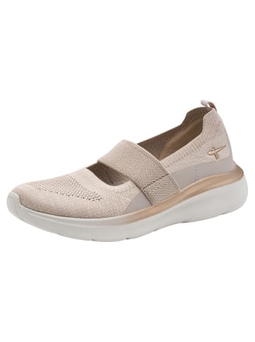 Tamaris WIDE FIT Ballerina in TAUPE
