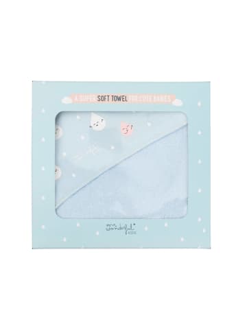 mr. wonderful  Handtuch Baby in Blau