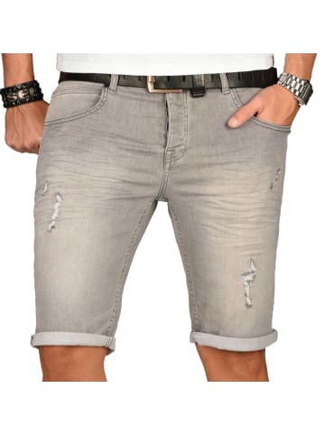 Alessandro Salvarini Jeansshorts Salvarini-Shorts-Multi2 in Hellgrau