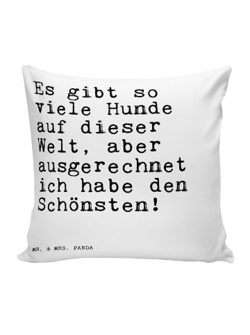 Mr. & Mrs. Panda Sitzkissen Es gibt so viele... mit Spruch in Weiß