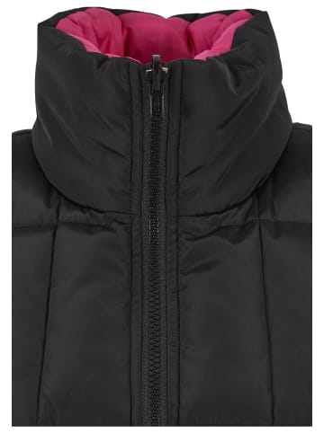 Urban Classics Outerwear - Vest in black/fuchsia