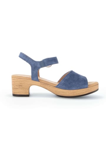 Gabor Plateau Sandalen in blau