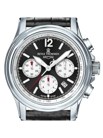 Revue Thommen Analoguhr für Herren in Schwarz