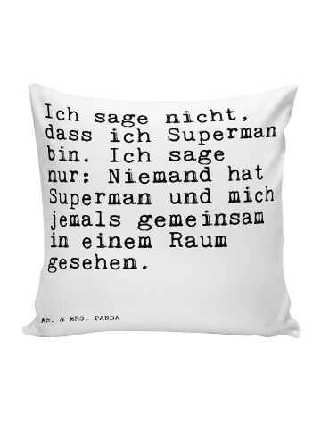 Mr. & Mrs. Panda 40 x 40 Kissen Ich sage nicht, dass... mit Spruch in Weiß