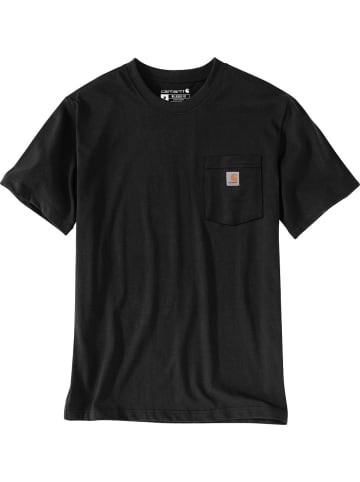 CARHARTT T-Shirt "Irvine Relaxed 3D Logo T-Shirt" in Schwarz