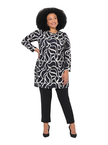 Ulla Popken Longshirt in schwarz