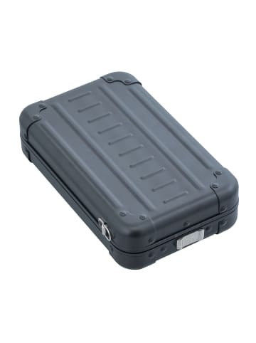 Mini Bag Umhängetasche Aluminium 19 cm onyx