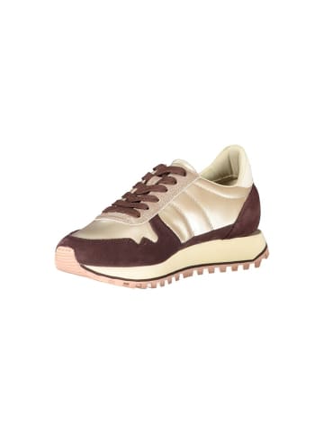 BLAUER USA Beige Leder-Sneaker