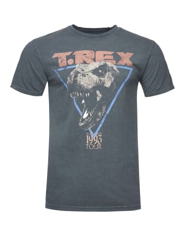Re:Covered T-Shirt Jurassic Park T-Rex 1993 in Charcoal