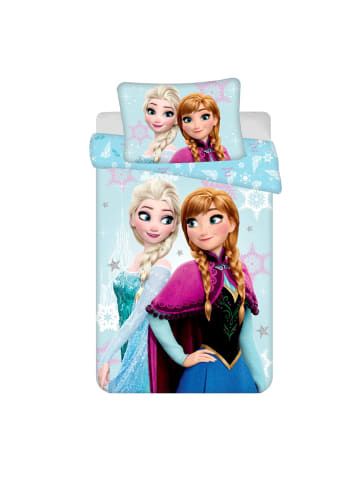 Disney Disney Frozen Bettwäsche-Set für Kinderbett 100x135 cm + 40x60 cm aus in Blau