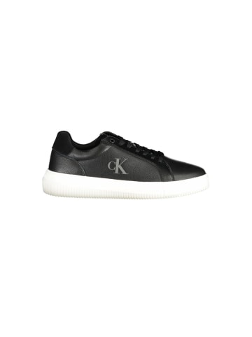 Calvin Klein Schwarze Polyurethan-Sneaker