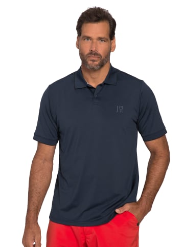 JP1880 Poloshirt in mattes nachtblau