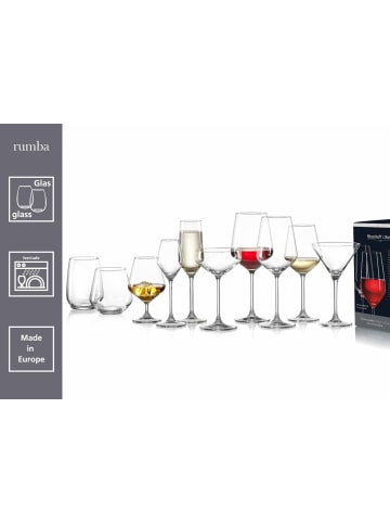 Ritzenhoff & Breker 4er Set Wassergläser Rumba 470 ml in transparent