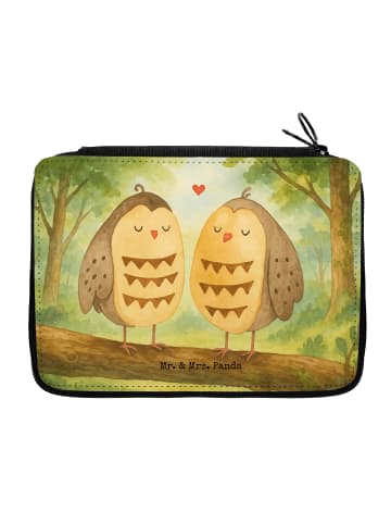 Mr. & Mrs. Panda Bleistiftetui Eulen Liebe Design ohne Spruch in Weiß