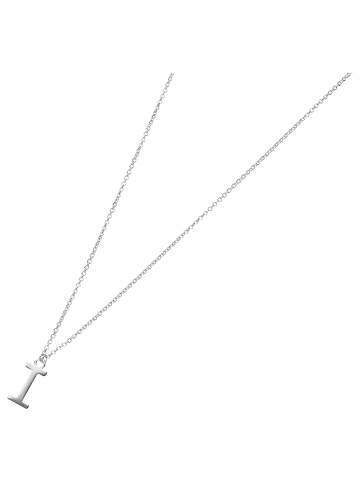 Smart Jewel Collier Mit Buchstabe I in Silber