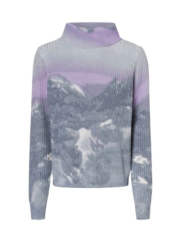 monari Rollkragenpullover Snowfall in hellgrau flieder - 0001