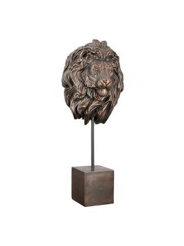 GILDE Skulptur Antique bronzefarben - (H) 51 cm