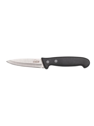 Stoneline Schälmesser 18,7 cm, mit Klingenschutz in Schwarz
