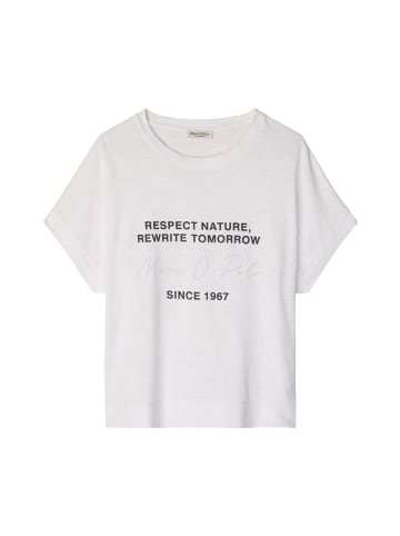 Marc O'Polo T-Shirt loose in Weiß