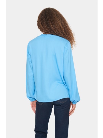 SAINT TROPEZ Langarm - Hemd CampanulaSZ Classic fit in All Aboard