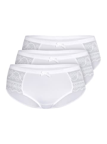 Sassa 3er Pack Panty in weiss