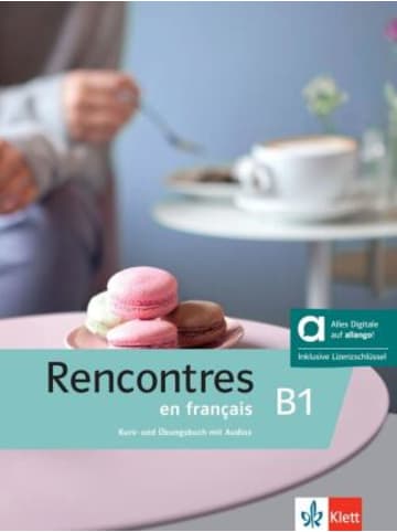 Klett Verlag Buch - Rencontres en français B1 - Hybride Ausgabe allango, m. 1 Beilage