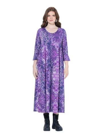 Ulla Popken Jerseykleid in lila