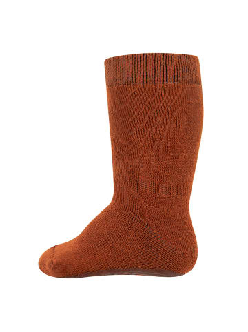 ewers Stoppersocken Uni in kupfer