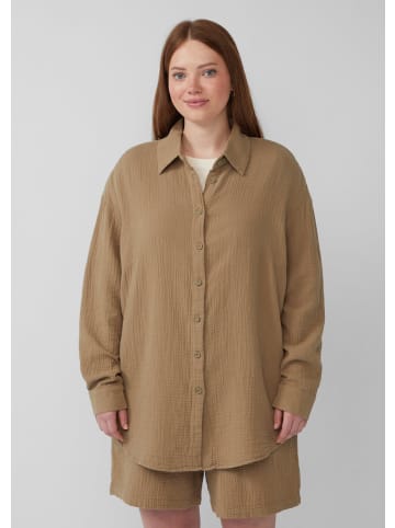 QS Bluse in 7854_olivgrün