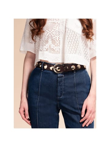 b.belt Gürtel Leder dark brown