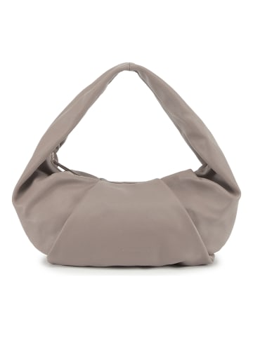 Les Visionnaires Greta Essential Schultertasche Leder 43 cm cappuccino beige