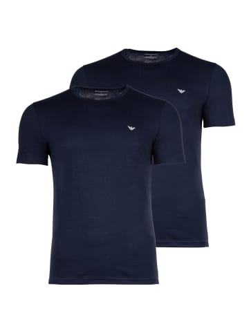 Emporio Armani T-Shirt 2er Pack in Blau
