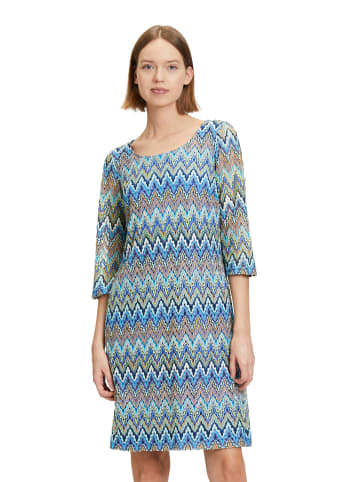 Vera Mont Sommerkleid mit Muster in Blue/Green